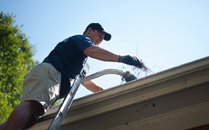 Gutter Cleaning in Llantrisant