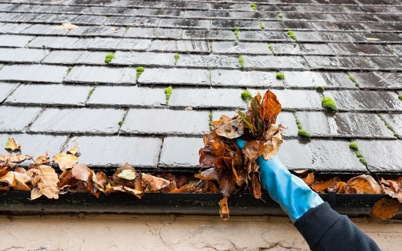 Gutter Cleaning in Sarn