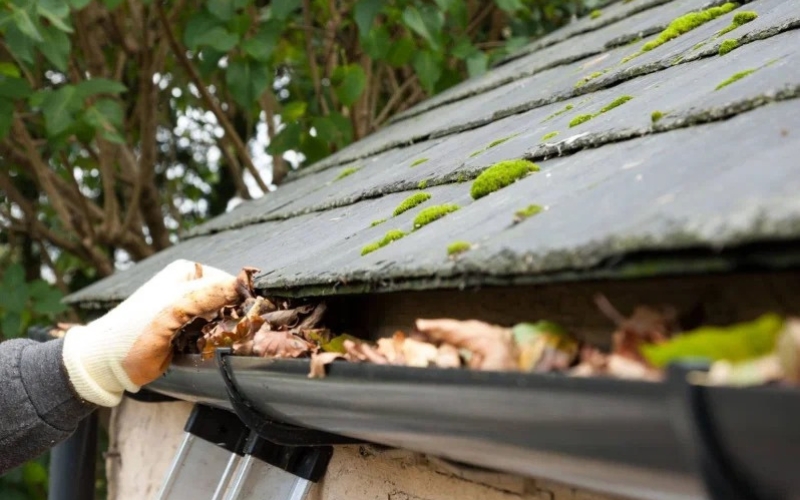 Gutter Cleaning in Llanharan